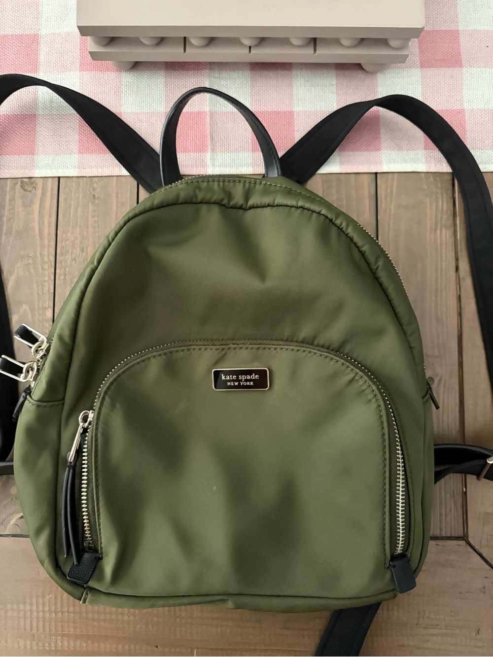 kate spade New York Olive Nylon Backpack